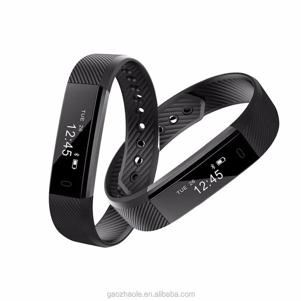 

Amazon eBay hot selling smart band ID115HR PLUS bluetooth fitness tracker with heart rate monitor