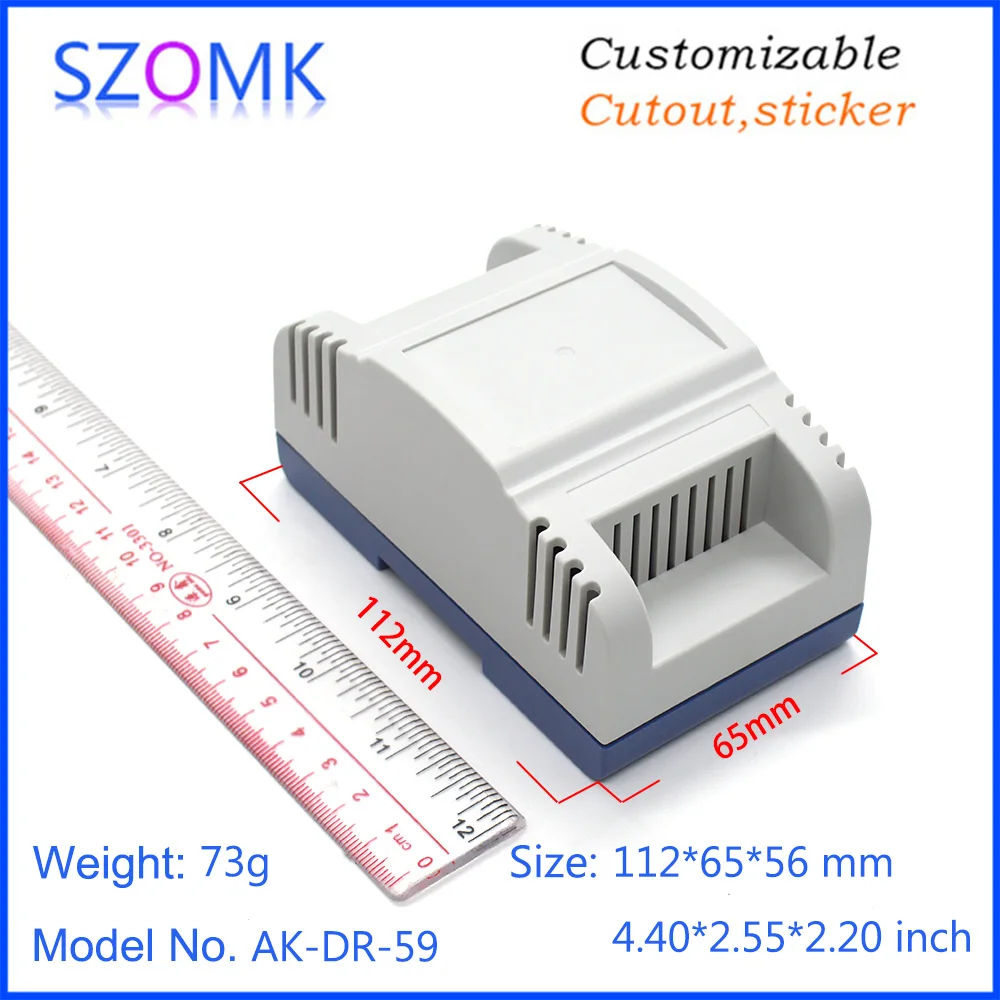 Thiết Kế Mới Thông Minh ABS Nhựa Din Rail Kiểm Soát Công Nghiệp Bao Vây