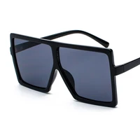 

Plastic Frame Oversized Lentes de sol Designer Fashion Women Square Glasses Shield Visor Sunglasses