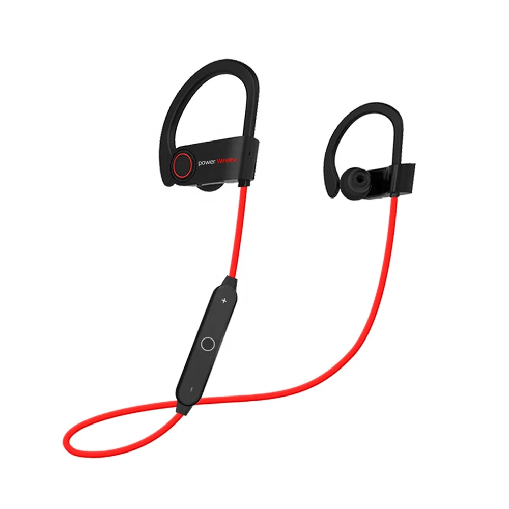 

Wholesale New Waterproof Stereo bass sound True Wireless Sport Headset Headphone with microphone, Black;red;white;blue