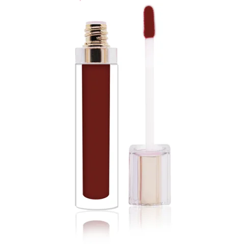 

Silky moisture 19 matte and pearly colors fragrant creamy liquid lipstick in 8ml acrylic square lipgloss tube, Multi-colored