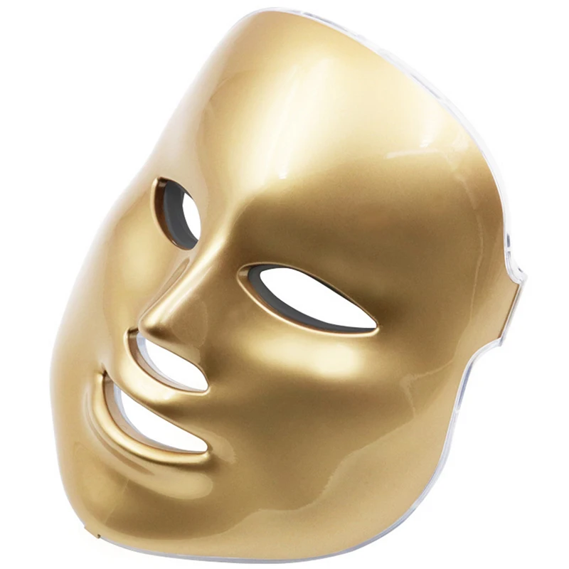 

Dropshipping 7 colors gold version Korea LED facial mask wrinkle remove led skin rejuvenation acne treatment device, N/a