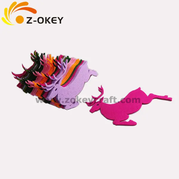 ZFC1103 2013 hot sale felt reindeer for Christmas