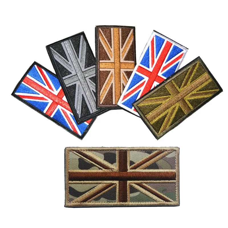 

Embroidered BRITISH Flag Patch Union Jack England UK Great Britain UNITED KINGDOM FLAG APPLIQUE BADGE PATCH