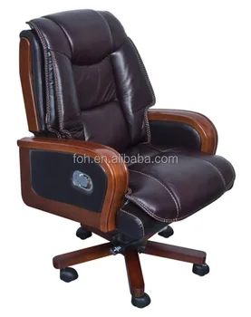 Leaning Back Wooden Director Chair Top Grade Leather Office Chair Foh 1091 Buy Director Chair Wooden Director Chair Leather Office Chair Product