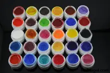 2014 new 30 pearlescent nacre color UV Gel colored vu gel For Nail Art uv gel