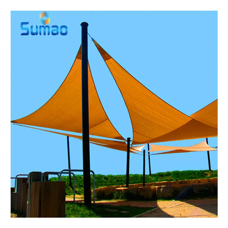 
100% HDPE high quality triangle sun shading shed 