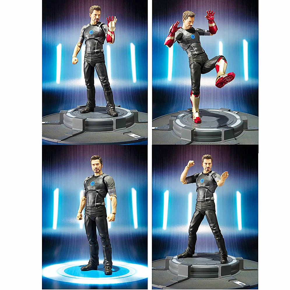 Marvel Superheros Ironman Tony Stark Action Figure Toy With Extra ... - HTB18bXDas VK1RkSmRyq6xwupXaH