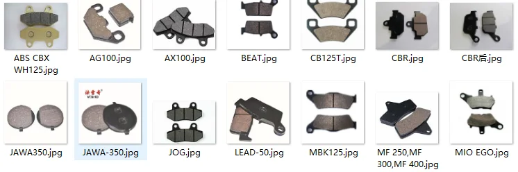 JAWA 350 motorcycle brake pads China suppliers