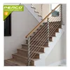 China Top 5 Glass Handrail Manufacturer Modern Design Stainless Steel Glass Railing Model Interior Stair Tempered Glass Railing