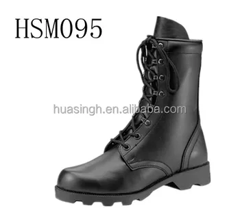 us army black leather combat boots