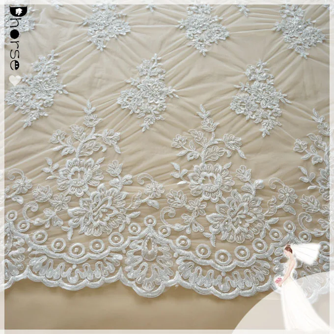 Transparent organza embroidery lace rose lace embroidery designs white lace weddi...