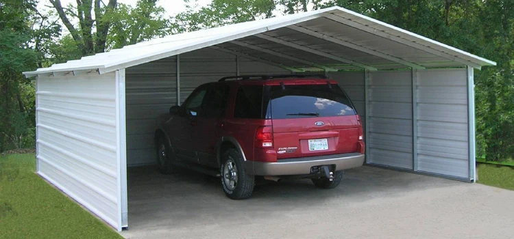 Quick building portable car garage