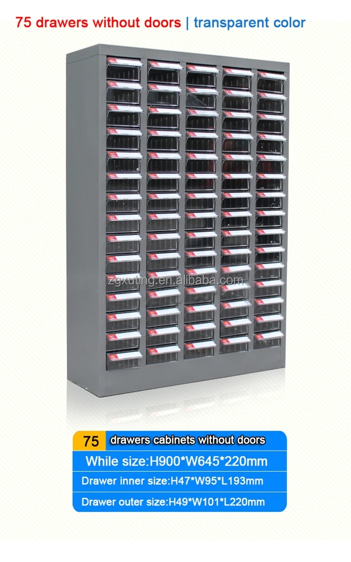 Wholesale Price 75 Drawers Multifunctional Spare Electronic Parts