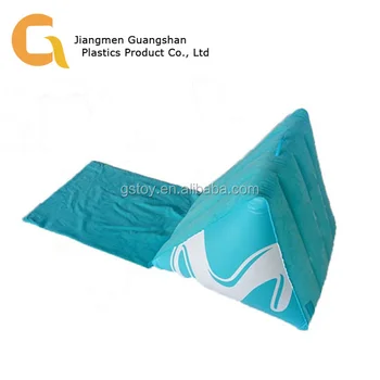 Portable Triangle Inflatable Backrest Floor Cushion With Handle Buy Floor Cushion Backrest Floor Cushion Inflatable Back Support Floor Cushion