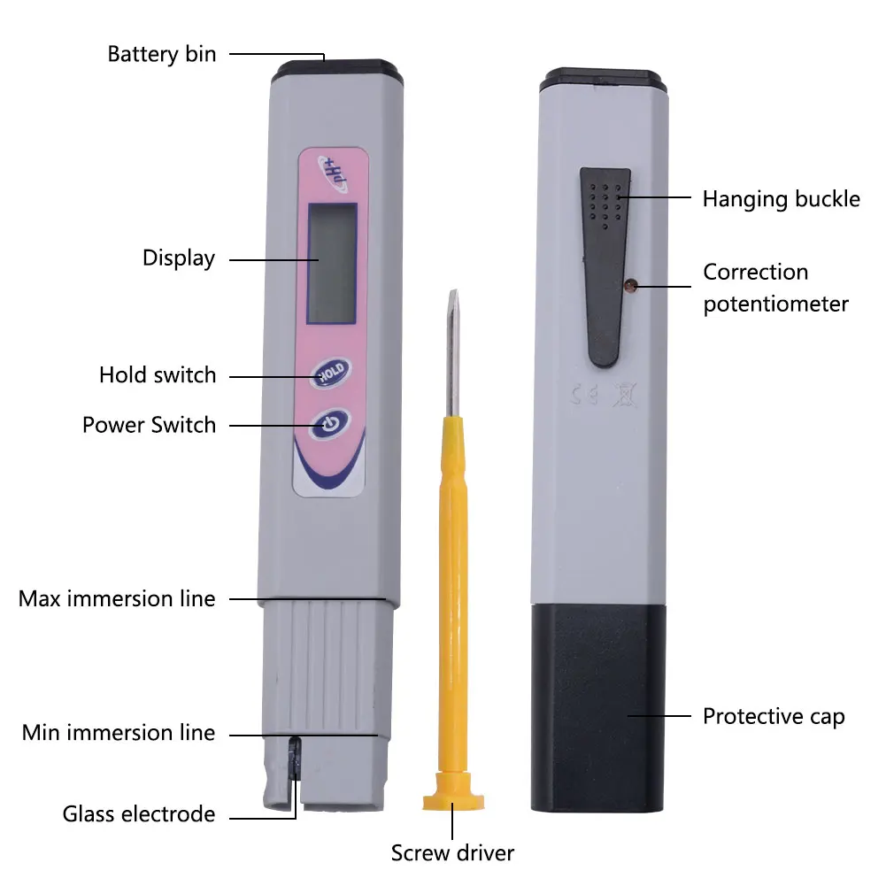New Arrival Digital Lcd Pen Type Ph961 Electronic Ph Water Meter Buy