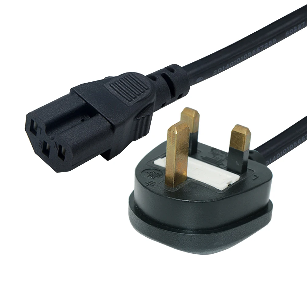 10A Fuse To Laptop Connector IEC C13 Power Cord 25
