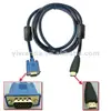 new fashion vga cable,vga dual monitor splitter y cable