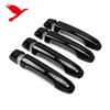 Car Accessories ABS BLACK Side Door Handles Cover Trim for Toyota 4Runner 2010-2019