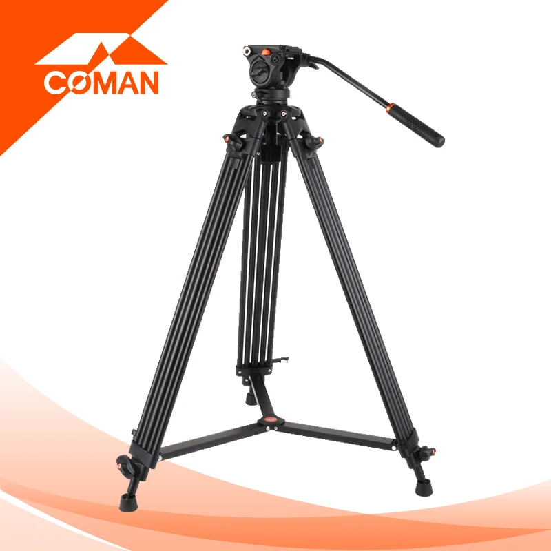 Coman DX16L Aluminum Material Professional Video Tripod With Q5 Fluid Bowl Pan Head