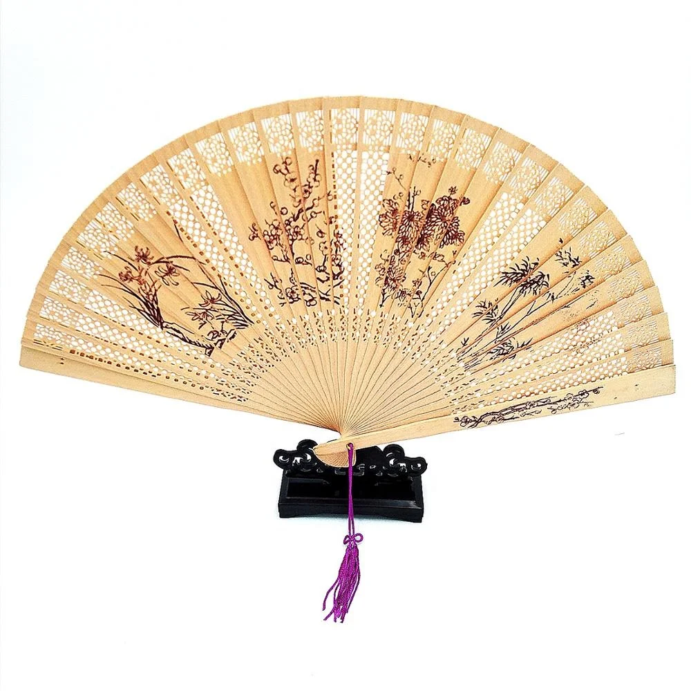 Chinese Fabric Hand Fan With Wooden Hand Fan - Buy Transparent Hand Fan ...