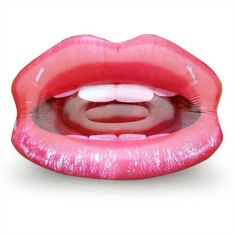 Wholesale Inflatable Pool Float Red Lips Pool Floats Large Pool Bed