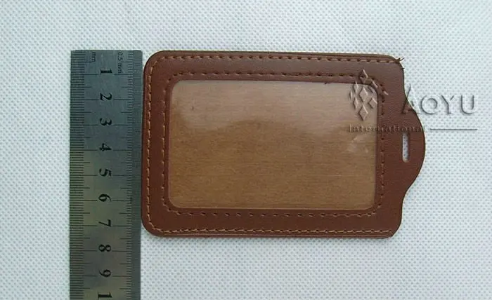 vertical pu leather card holder for id card Card Holders Size suit for id card 