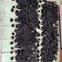 

kinky curly Keratin itip human hair extensions for black women