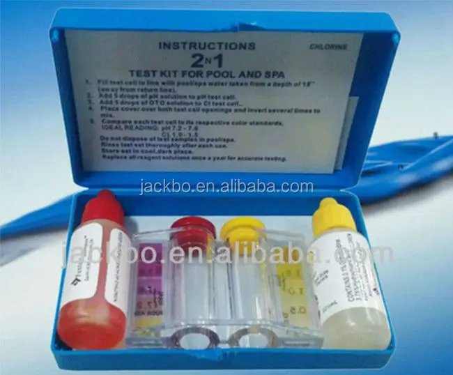 Chlorine and Bromine Pool /& Spa Test Kit Refill Solutions Test Water for pH