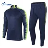 2018 wear oem football soccer jersey set Running long sleeve sports jacket men's competition suit