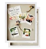 3D Keepsake Art White Shadow Box Display Case White Shadowbox Frame with Linen Board