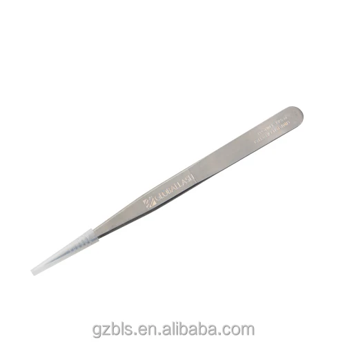 

Professional Stainless Steel Angular Tweezer Bended Tweezers, Silver