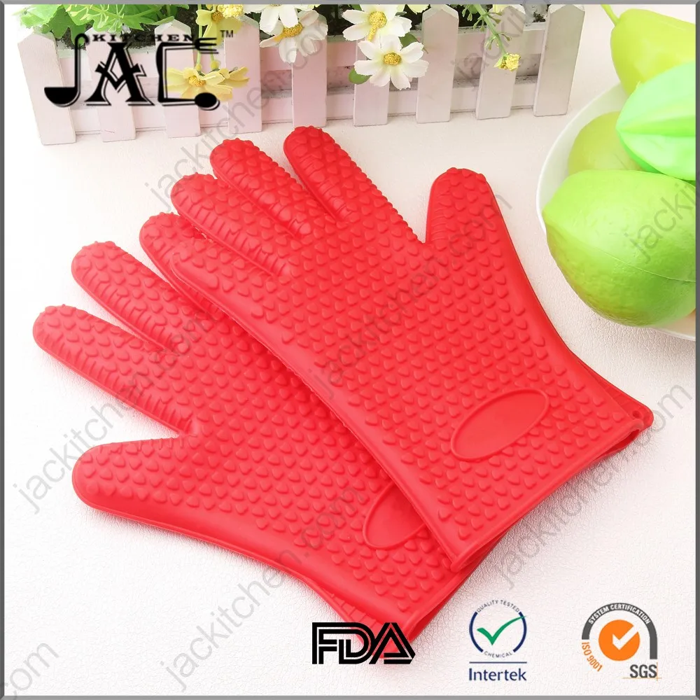 Wholesale Food Grade Silicone Kitchen Gloves for Cooking