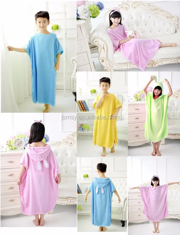 Kids Poncho Towel Kids Hooded Poncho Towel Warm Dry Robe For Kids Buy
