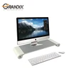 Hot sale cheap computer monitor screen riser stand with 4 USB charge Station