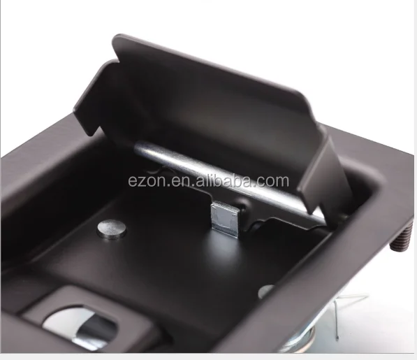 Metal Door Handle Lock/stainless Steel Recessed Paddle Latch