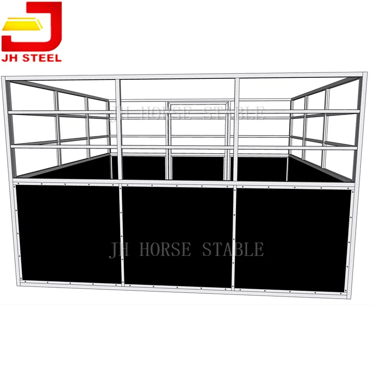 

Australia Black HDPE Board Barns Door Easy To Disassemble Horse Stable Equipment