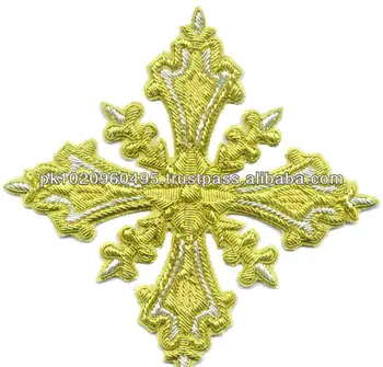 embroidered cross