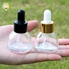 glass dropper bottles round shape 10ml 15ml dropper bottle with aluminum lid olive glass bottle 10ml