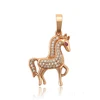 34019 xuping environmental copper fashion animal horse charm jewelry