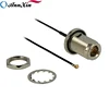 Splash Proof N Jack Bulkhead to MHF I Plug 1.37 Cable 13 cm Thread Length 22 mm