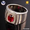 .925 Sterling Silver Genuine Ruby Ring Ladies Jewellery