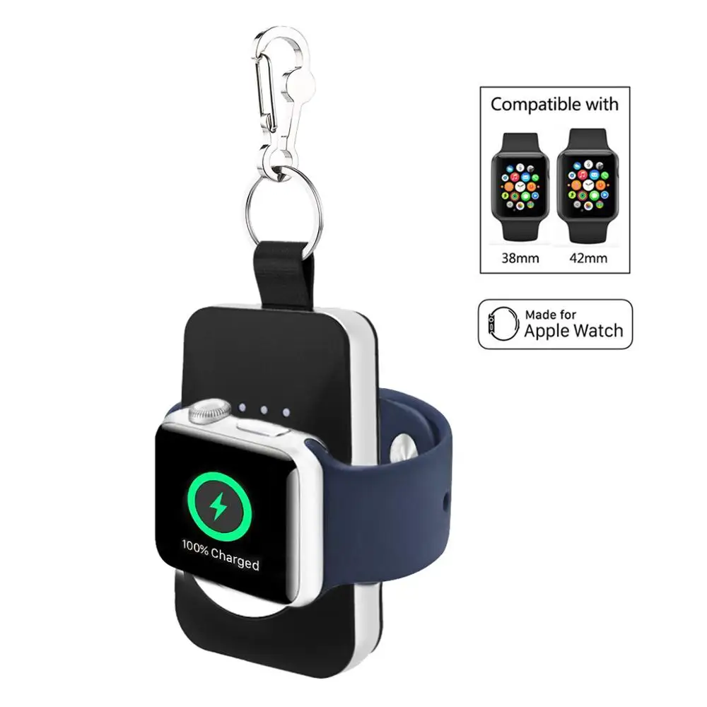 Hidden Portable Smart Nano Keychain Wireless Charger For Apple Watch Charger Wireless