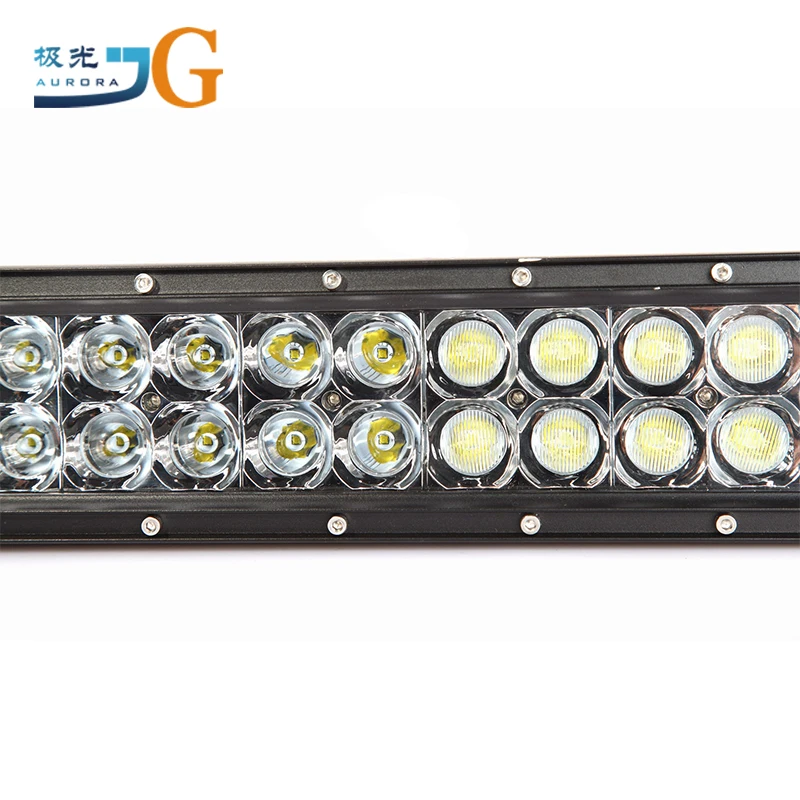 50" 288w Curved Led Light Bar Double Row 3d Reflector Cup Light Bar For