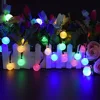 30LED Crystal Globe Ball LED Colorful Outdoor Christmas Decoration Holiday String Lights
