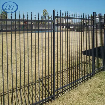Cheap Modular Prefabricated Safety Ornamental Wrought Iron Fence Panels ...
