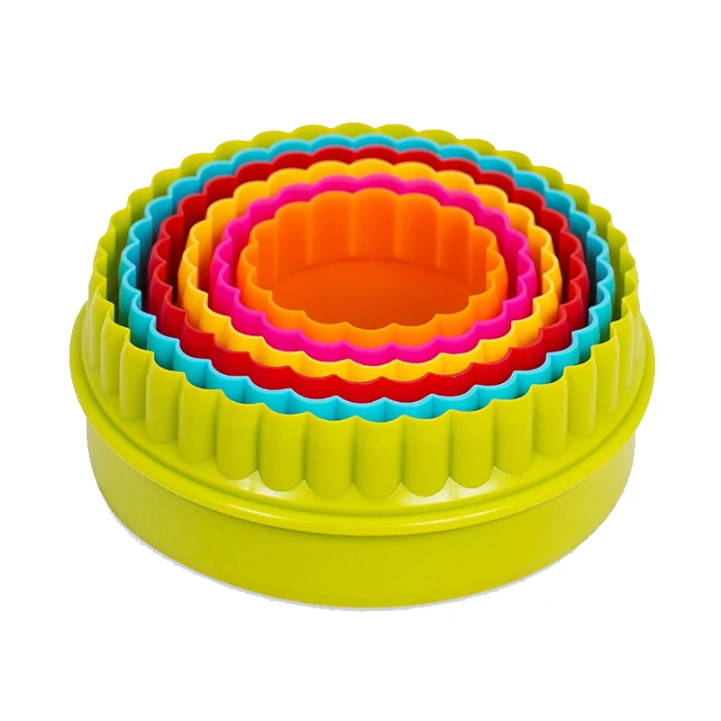 

Multi-size Plastic Cookie Cutters Set with Multi-color Cookie Cutter For Kids, Colorful