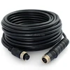 Security camera video and audio power extension cable