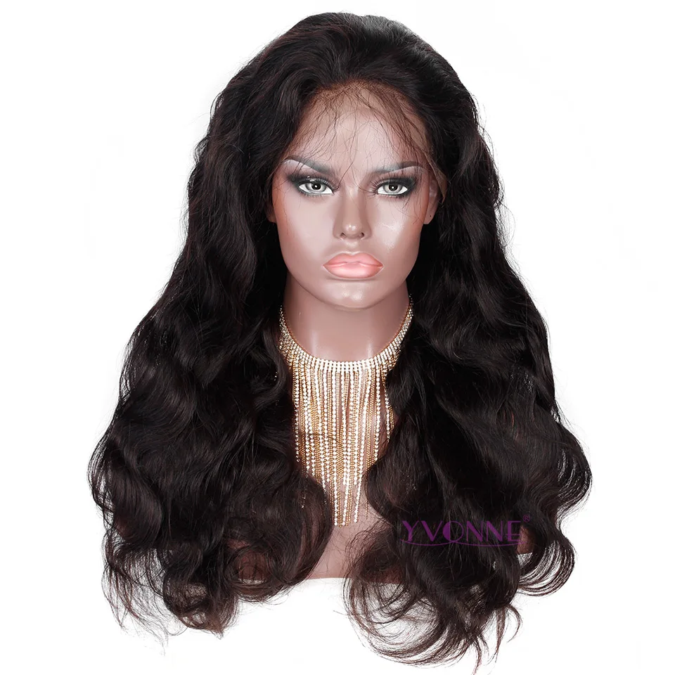 

2018 Newest brazilian hair lace front wig, Natural color