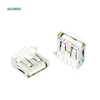 Made in China solar panel usb short connector right angle pcb mount usb connector